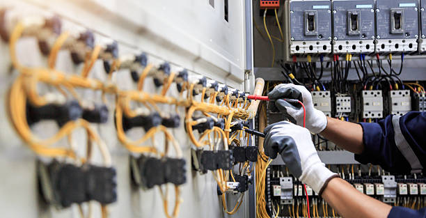 Professional Electrician technician working in Revere, MA